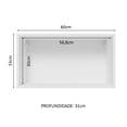 thumbnail image 3 of Gabinete Superior de Cocina Madesa Lux 60cm BN, 3 of 5