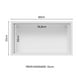 thumbnail image 3 of Alacena Gabinete Superior Cocina Madesa 1 Puerta Lux 60cm BG, 3 of 5
