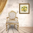 thumbnail image 3 of Vertentes, Jeanette 26x26 Gold Ornate Wood Framed with Double Matting Museum Art Print Titled - Lemons on Cream, 3 of 4