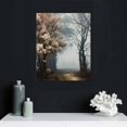 thumbnail image 4 of JEUXUS Canvas Nature Wall Art Modern Paintings & Prints Decor Romantic Secretive Forest Path Glam Artwork Wall Hanging for Bedroom Living Room Office Kitchen 16x20in 16x20 in, 4 of 4