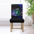 thumbnail image 3 of COEQINE Dining Room Chair Slipcovers Set of 1, Stretchable Universal Fit Chair Protector Polyester Spandex Machine Washable Covers for Dining Room, Hotel, Ceremony, Mushroom Galaxy, 3 of 7