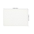 thumbnail image 2 of Hytrove Accesorio Flexible De Silicona Para Fregadero De Cocina Beige Con Textura Ondulada Antideslizante, 2 of 7