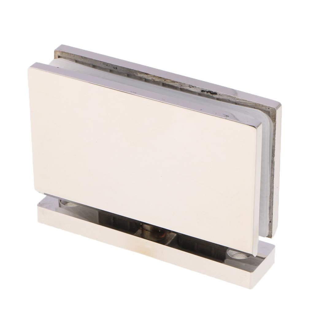 Stainless Steel Wall Mount to Glass Hinge, Heavy Duty Glass Clamp 2 2