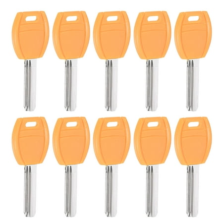 

Uxcell Key Blanks 33mm Length 2 Slot Brass New Un-cut Replacement Tool 10 Pack