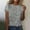 Gray, variant on Women's 2024 Sparkly Sequin Tops Short Sleeve Glitter Loose Party Shirt Blouse Night Out Shirts for Party Evening