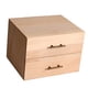 thumbnail image 3 of Caja de almacenamiento de aceites esenciales, soporte de madera para almacenamiento, 2 cajones, presentación para el hogar, organizador de aceites de, 3 of 8