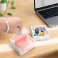 thumbnail image 4 of 2-Pack Pure Silicone Sticky Note Holder Set - Durable, Non-Slip White Desk Organizer for Home & Office, 4 of 7