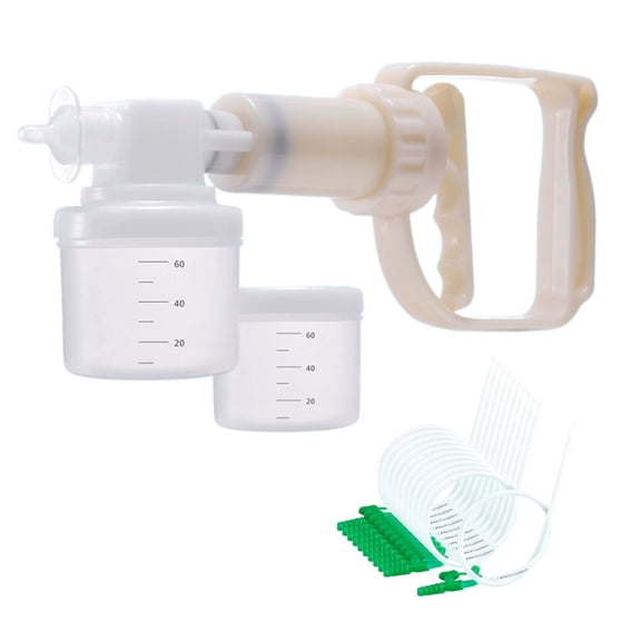 Household Handheld Sputum Aspirator Mucus Suction Machine With 10pcs Hose