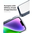 thumbnail image 4 of for iPhone 14 Case for iPhone 13 Case Black Clear Shockproof Bumpers Cases for iPhone 13/14, 4 of 15