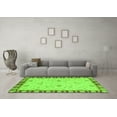 thumbnail image 3 of Ahgly Company Indoor Square Abstract Green Modern Area Rugs, 6' Square, 3 of 4