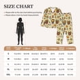 thumbnail image 4 of Bingfone Womens Pajama Sets Cute Owls Print,Long Sleeve Loungewear Pajamas Set-XX-Large, 4 of 8