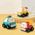 thumbnail image 4 of CSCHome Kids Toy Car Inertia Car Police Cartoon Puzzle Model Desktop Ornaments (1PCS Color Random), 4 of 6