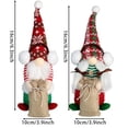 thumbnail image 3 of Muñeco Sin Rostro Rudolf Abrazando Pernos de Regalo Hot6sl Adorno Anciano Del Bosque, 3 of 6