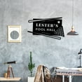 thumbnail image 3 of Handmadetneonsign Custom Name Billiards Pool Hall Metal Wall Art LED Light - Personalized Pool Hall Name Sign, 3 of 5
