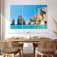 thumbnail image 3 of Elephant Stock Arch Of Cabo San Lucas Wall Art - Horizontal Multi Panel Canvas - Living Room Wall Decor - Beach Multi Panel - Blue And Yellow Decor - 65" x 42", 3 of 8