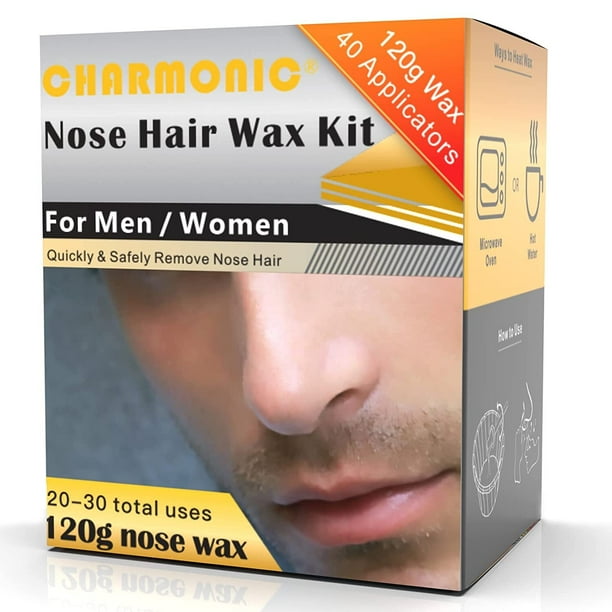 Charmonic 4.3oz/120g Nose Wax Kit for Men and Women, Quick & Painless
