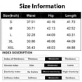 thumbnail image 2 of LWavelet Men's Vertical Striped Wide Leg Pants - Breathable Lightweight Fabric Drawstring Waist Stylish Casual Daily Relaxed Trousers Blue XL, 2 of 2
