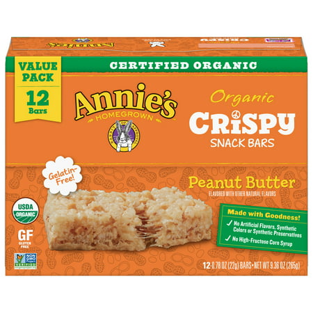 Annie’s Organic Crispy Snack Bar Peanut Butter