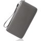 thumbnail image 2 of Bolsa de herramientas Cartera de mujer Gris oscuro Bloqueo Rfid Cremallera de cuero alrededor de la cartera Monedero largo de gran capacidad Bolsa de pulsera para tarjetas de crédito, 2 of 5