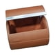 thumbnail image 3 of 2 Estuches De Viaje Para Corbatas, Estuche Para Corbatas Para Hombres, Regalo De Negocios, Estuche De Cuero Sintético Para Corbatas Para Hombres, Marrón, 3 of 8