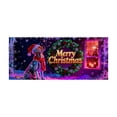 thumbnail image 1 of Neon Style Garage Door Cover Festive Holiday for Outdoor Indoor Use Weather Polyester Fabric With Reinforced Stitching Easy Installation And Storage, 1 of 5