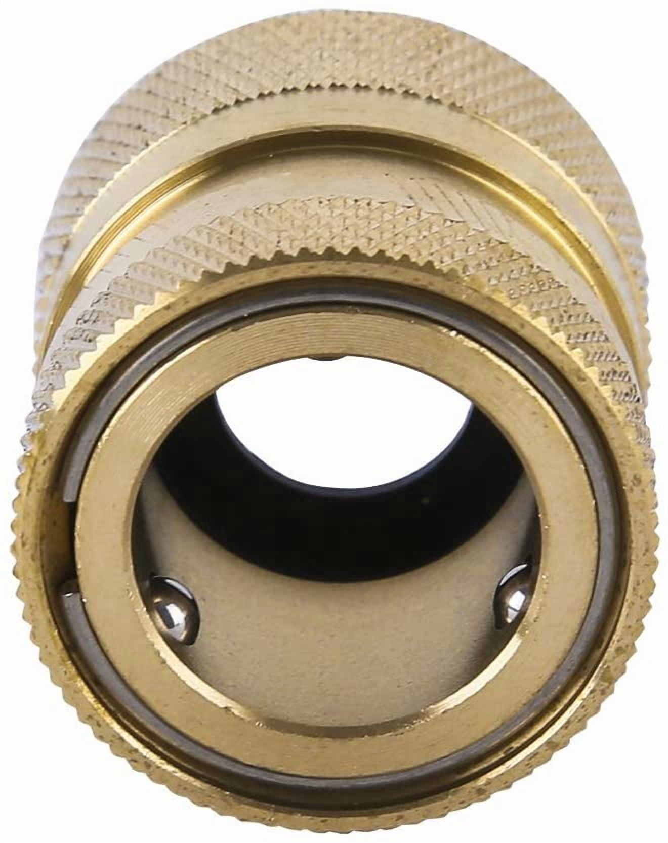 Garden Hose Quick Connect Brass Hose Quick Connectors Water Hose Connector 3/4"GTH (3 Female Coupler+ 6 Male Nipples)