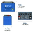 thumbnail image 2 of YTZ14SGEL 12V 11.2AH Replacement Battery compatible with Honda 1100 VT1100C, C3 98-00 - 2 Pack, 2 of 7