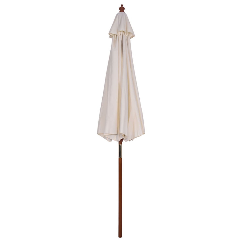 Aimee Lii 9 Feet Adjustable Wooden Outdoor Umbrella Sunshade, Patio Table Umbrella Aimee Lii 9 Feet Adjustable Wooden Outdoor Umbrella Sunshade, Patio Table Umbrella