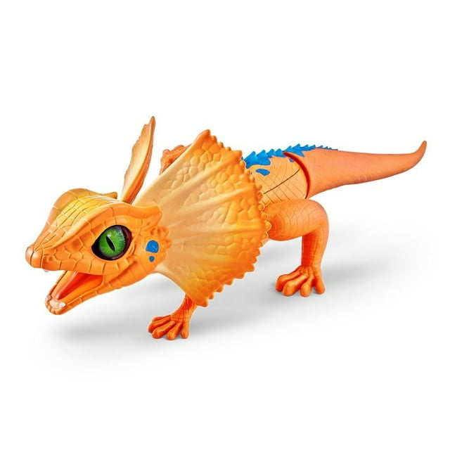 Figura Robótica Robo alive Lagartija Anaranjada