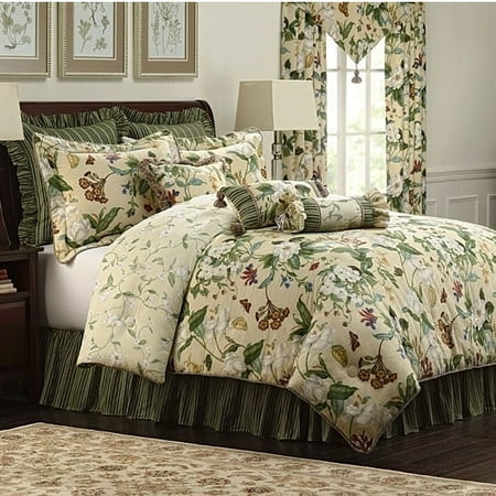 Williamsburg Garden Image 4 Piece Full Comforter Set Bedding