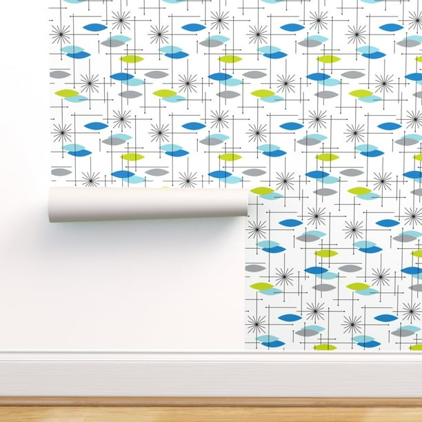 Peel & Stick Wallpaper Swatch - Orbs Small Blue Chartreuse Green Yellow Cyan Gray Blues Light Style Custom Removable Wallpaper by Spoonflower - Peel & Stick Wallpaper Swatch - Orbs Small Blue Chartreuse Green Yellow Cyan Gray Blues Light Style Custom Removable Wallpaper by Spoonflower -