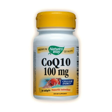 Nature's Way CoQ10 100 mg Softgel, 30 Count