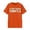 Orange, variant on ChoXxx Women's Graphic Print Short Sleeve Casual Crew Neck Soft Blended Everyday Top Grey L