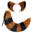 thumbnail image 2 of Longues Oreilles Queue, Jouets en Peluche de Cosplay, Accessoires de Serre-Tête de Costume d'Animal ry, Couvre-Chef, 2 of 6