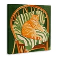thumbnail image 2 of Stupell Industries Eclectic Cat In Rattan Chair Canvas Art, 24 x 24, by Walker Noble, 2 of 8