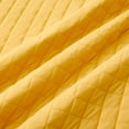 thumbnail image 2 of UNIKOME Lightweight 3 Piece Microfiber Coverlet Set Quilted Design, Yellow, Twin, 2 of 5