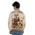 thumbnail image 5 of Hello Fall Shiba Inu Scarf Welcome Autumn with Leaves Pumpkins All Over Print 3D Baseball Jacket Shibas Dog Lovers Gifts Idea Bomber Jacket Softball - 00011, 5 of 6