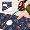 thumbnail image 6 of Yayeee Faucet Mat for Kitchen Sink 14.7" Diatomite Long Splash Guard Pad, Red and Blue Fireworks Pattern, 6 of 7