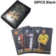 thumbnail image 5 of Tarjeta coleccionable de jugador de fútbol poco común, tarjeta de lámina dorada Ballsuperstar de 55 Uds. (negro), 5 of 8