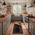 thumbnail image 6 of GENIMO 5'x7' Halloween Area Rug for Living Room, Washable Non Slip Soft Vintage Cat Indoor Rug for Bedroom Dining Room Home Office, Vintage Orange, 6 of 6