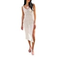 thumbnail image 4 of Coduop Women Sleeveless Swimsuit Cover Up Beach Bikini Cover Up Side Split Knitted Beach Dress, 4 of 9