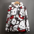 thumbnail image 4 of Pochacco Hoodie 3D Print Pullover Hooded Long Sleeve Sweatshirts Tops Blouse with Pocket for Mens Womens, 4 of 8