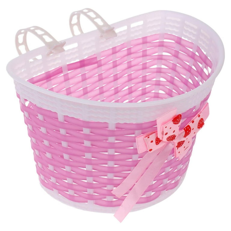 1* 12 inch front car basket bike Baskets for Children Handwoven