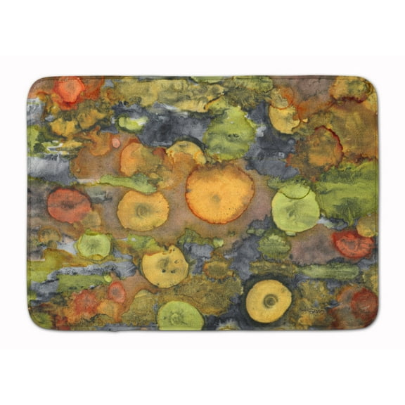 Abstract with Mother Earth Machine Washable Memory Foam Mat
