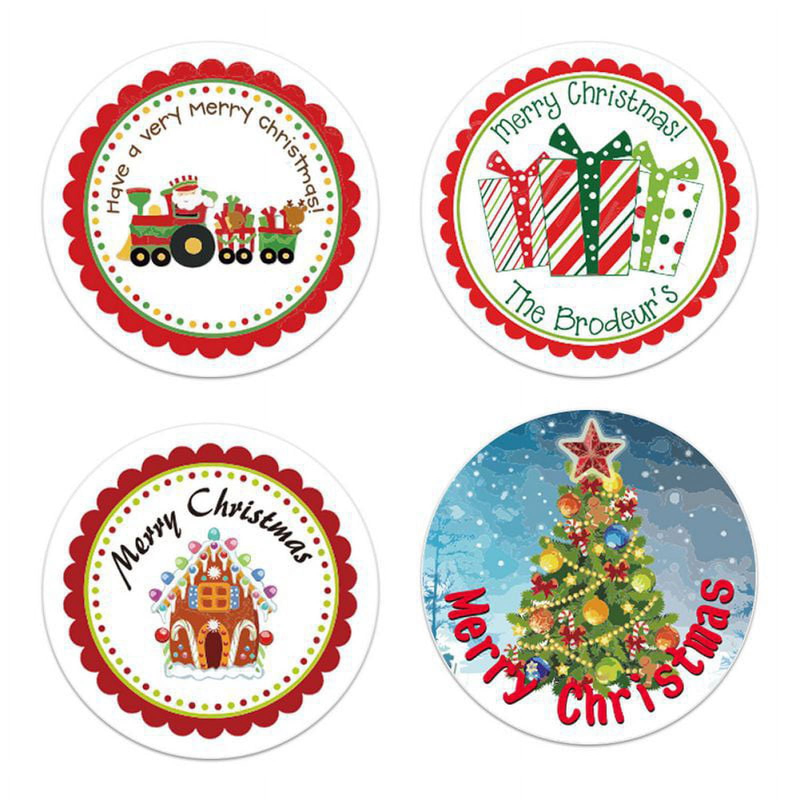 1-5-inch-christmas-labels-stickers-roll-happy-holidays-sticker-round-circle-label-stickers-for-christmas-decoration-walmart-com