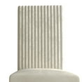 thumbnail image 4 of Castle Place Corduroy Glam Velvet Upholstered Dining Chairs, Cream, Set of 2, 4 of 9