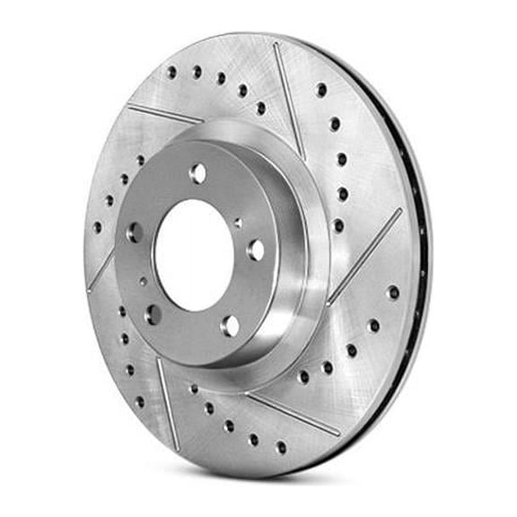 StopTech 227.61087L Select Sport Slotted & Drilled Rear Left Rotor for 2005-2010 Ford Mustang GT