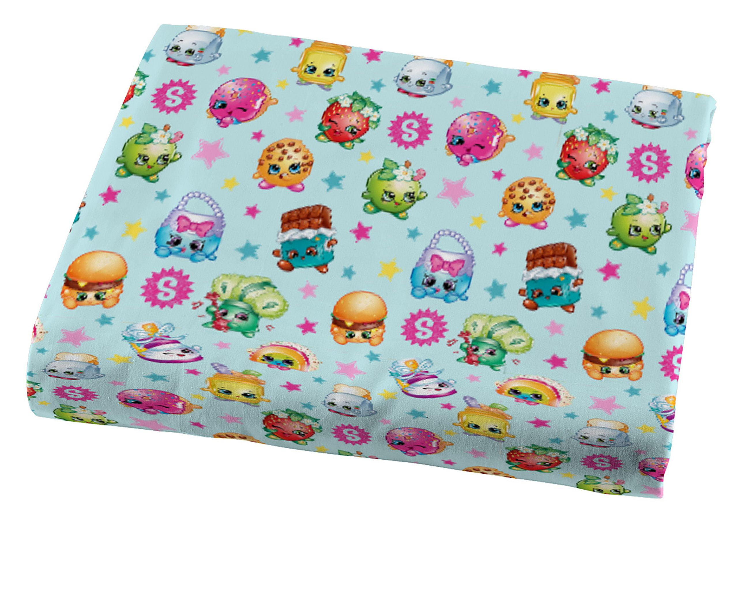Shopkins Better Together Full Size Bed Sheet Set Kids Girls Bedroom ...