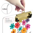 thumbnail image 6 of FORMRS Acrylic Clipboard with Low Profile Clip Standard A4 Letter Size, 12.5" x 9", Colorful Flower, 6 of 8