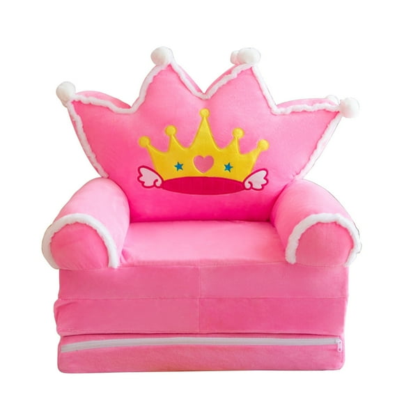 Hbdhejl Cozy Cartoon Kids Sofa Cover Foldable Chair For Baby Girls & Boys Perfect Lazy Lounger Seat For Playrooms & Bedrooms